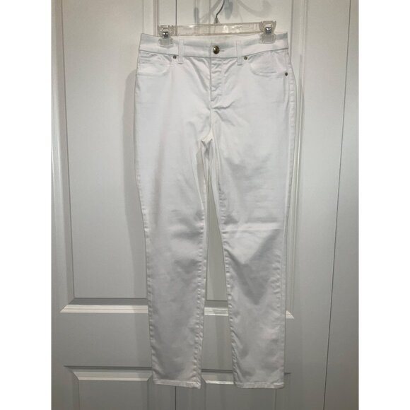 Chico’s So Slimming Girlfriend Ankle White Pants size 00 - Picture 2 of 6